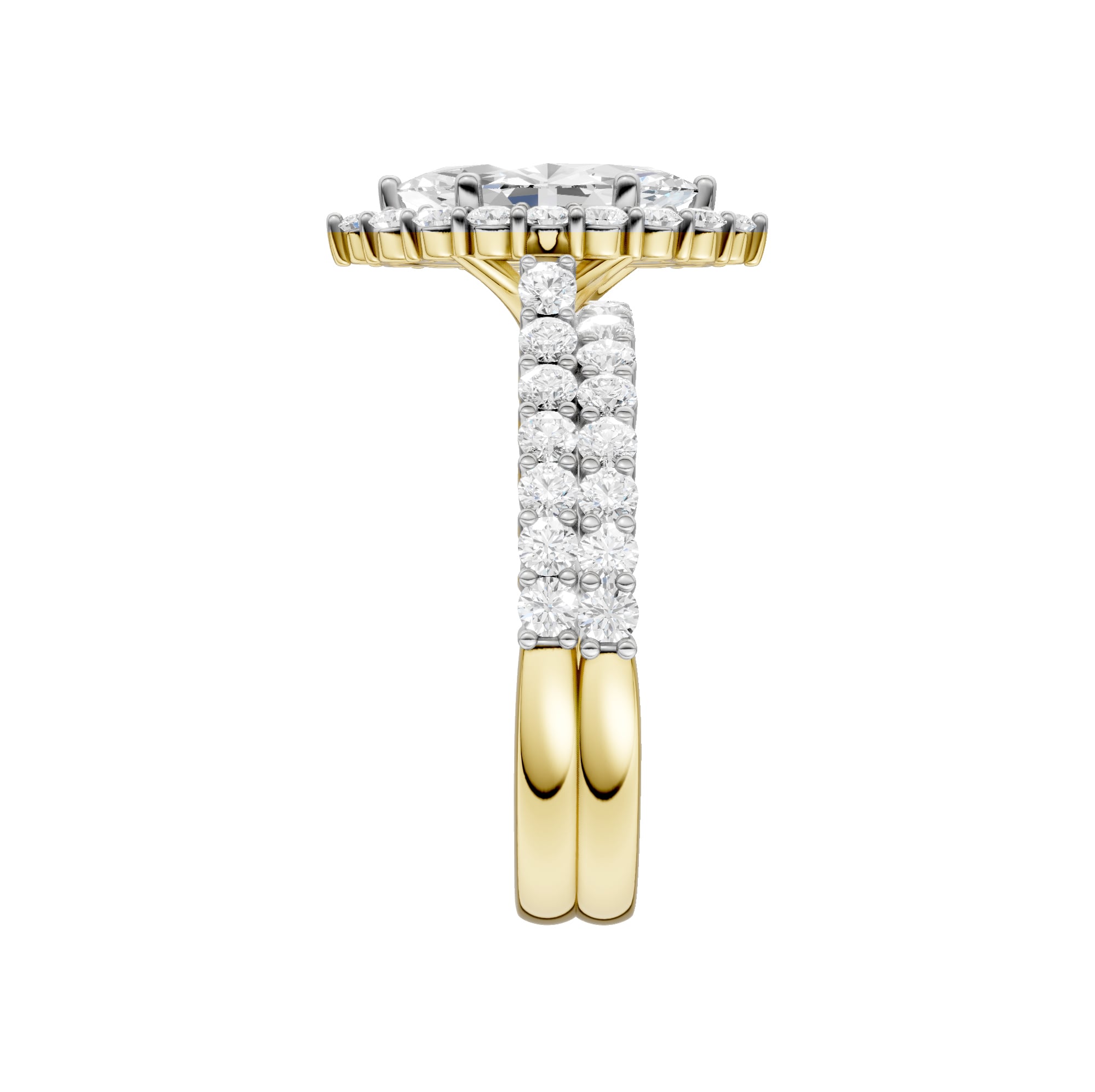 14K 2.00CT DIAMOND BRIDAL SET - Image 2