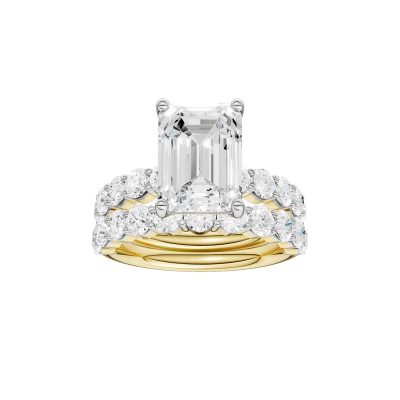 14K 6.00 CT Lab Grown Diamond Bridal Set