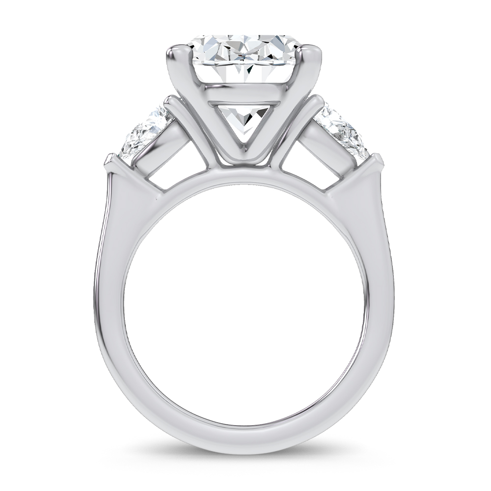 14K 7.80CT Certified Lab Grown Engagement Ring - Image 3