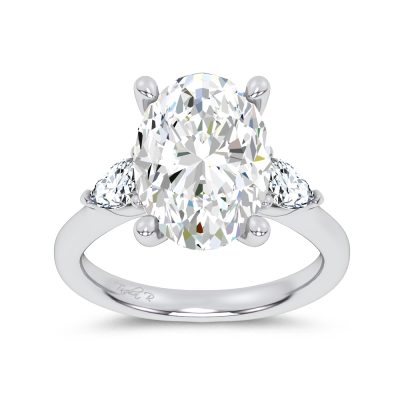 14K 6.61CT Certified Lab Grown Engagement Ring