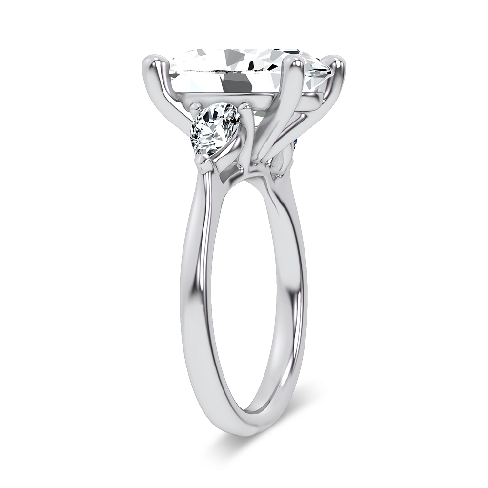 14K 6.61CT Certified Lab Grown Engagement Ring - Image 2