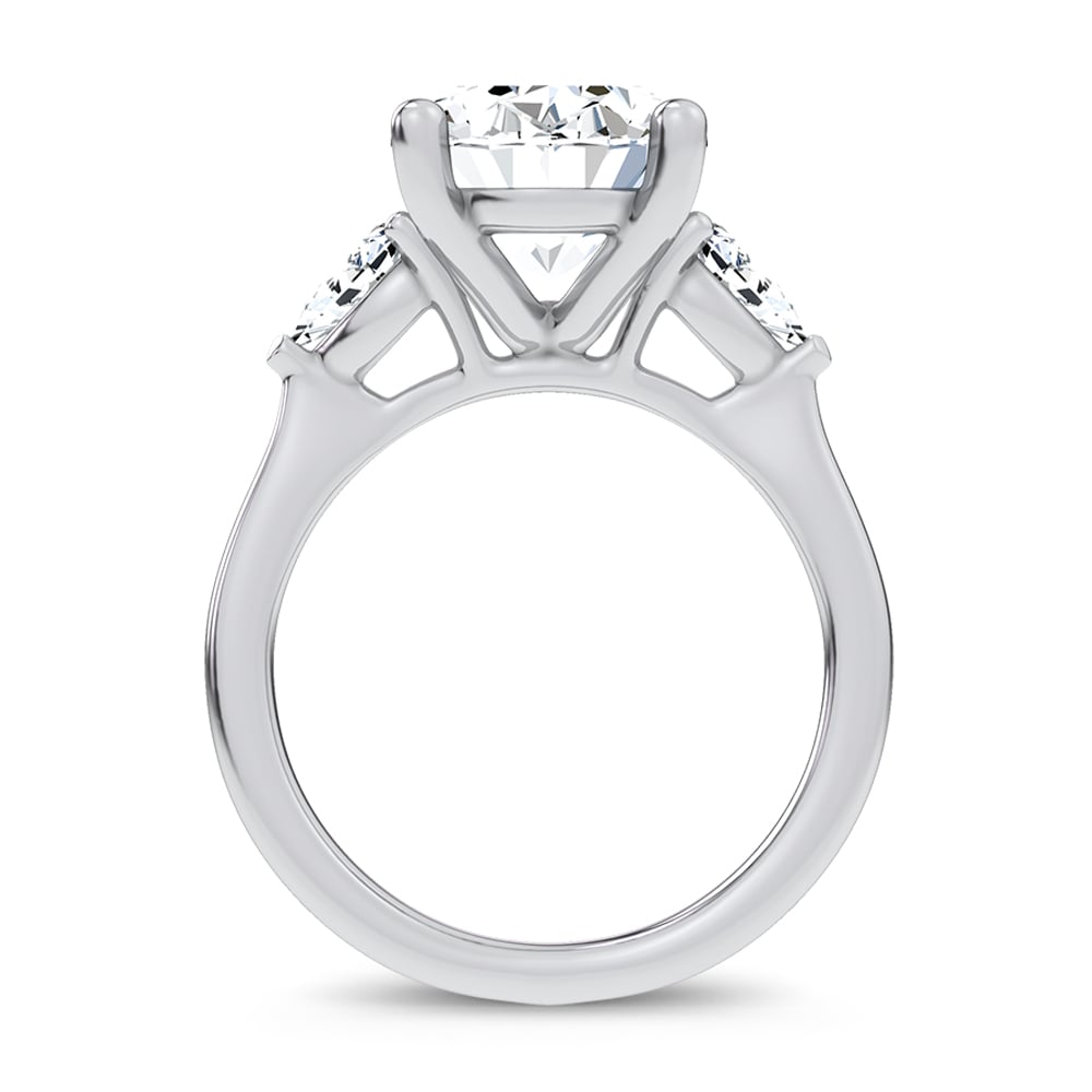14K 6.61CT Certified Lab Grown Engagement Ring - Image 3
