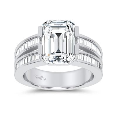 14K 5.46CT Diamond Engagement Ring