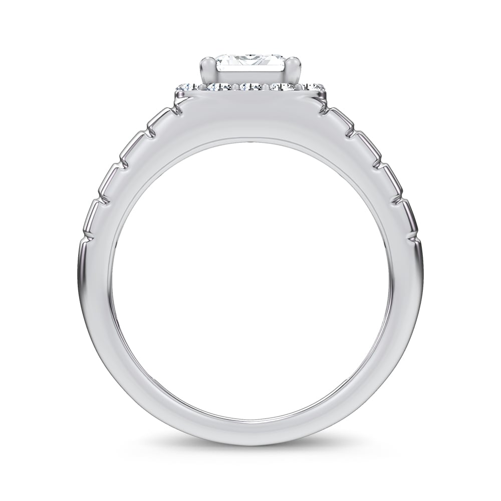 14K 2.60CT Certified Lab Grown Mens Ring - Image 3