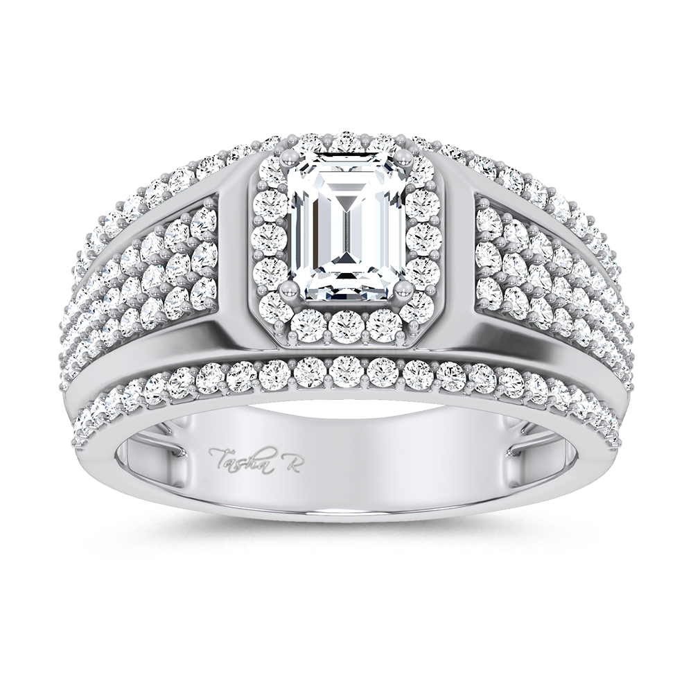 14K 2.00CT Certified Lab Grown Mens Ring