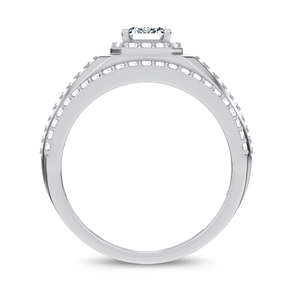 14K 2.00CT Certified Lab Grown Mens Ring - Image 3