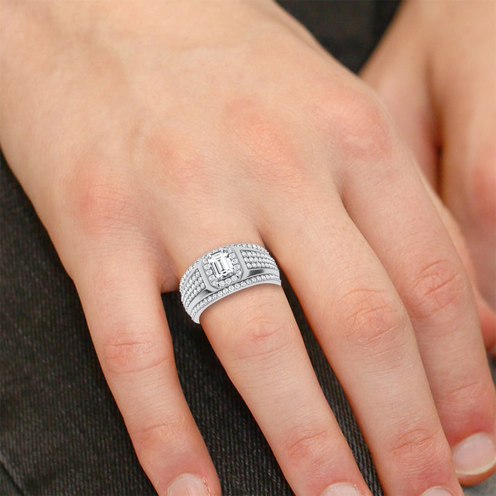 14K 2.00CT Certified Lab Grown Mens Ring - Image 4