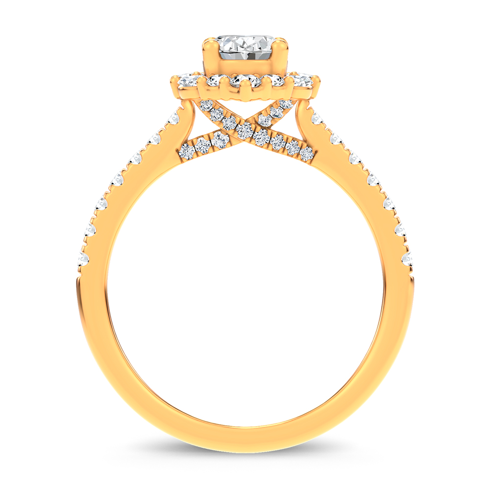 14K 1.40CT Certified Lab Grown DIAMOND RING - Image 2