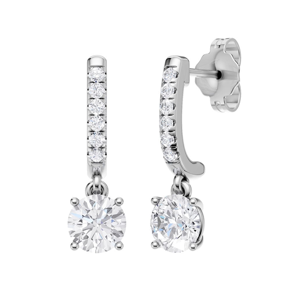 14K 1.10ct Certified Lab Grown Diamond Earrings