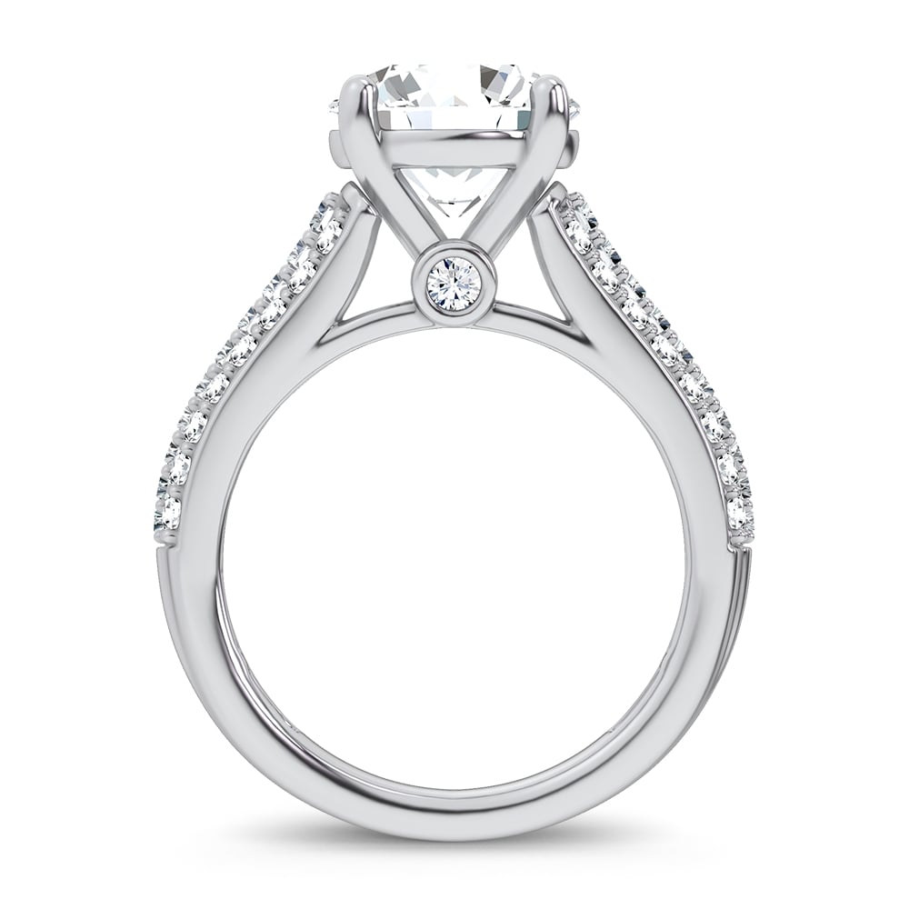 14K 3.75CT Certified Lab Grown Engagement Ring - Image 3