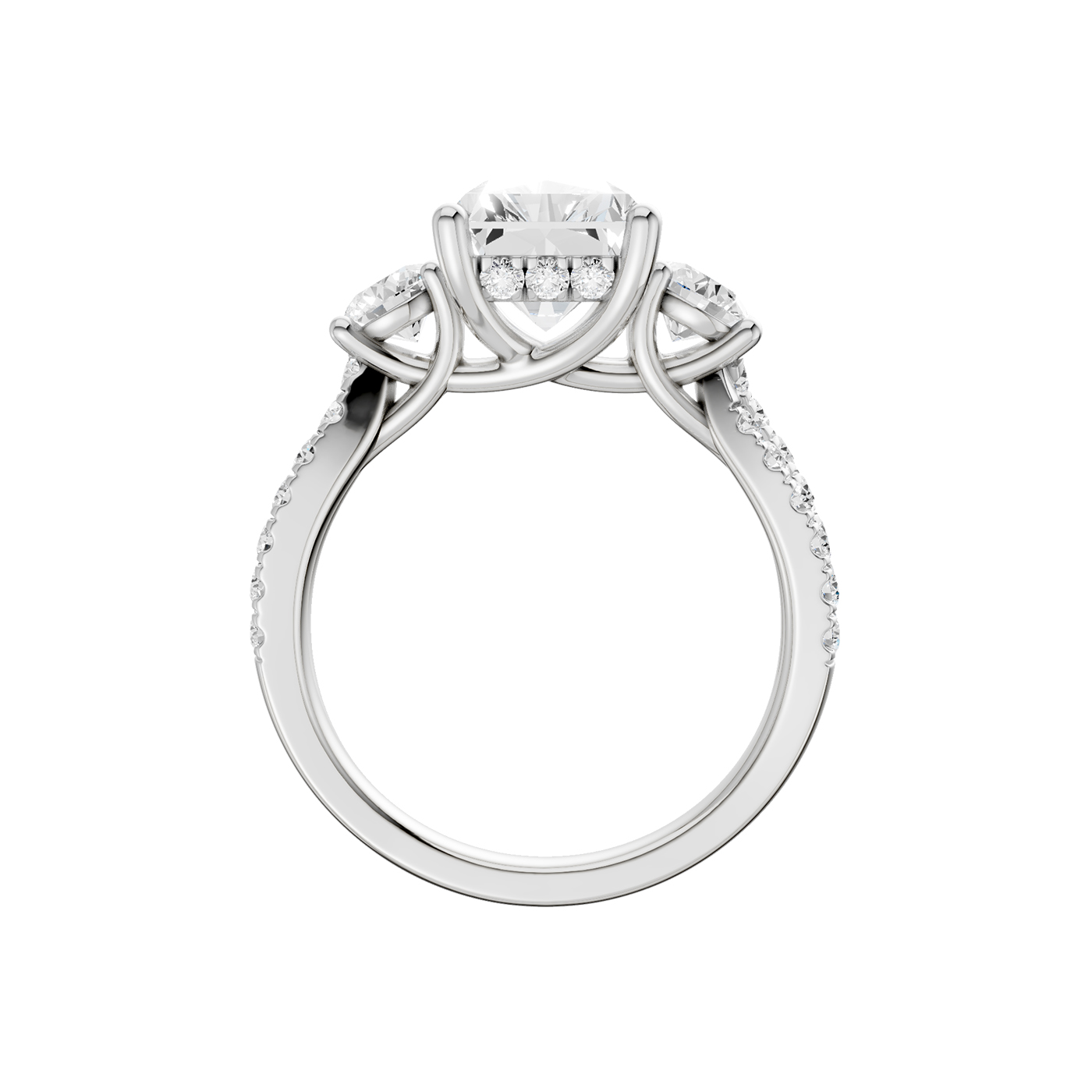 14K 4.00CT Lab Grown Diamond Engagement Ring - Image 3