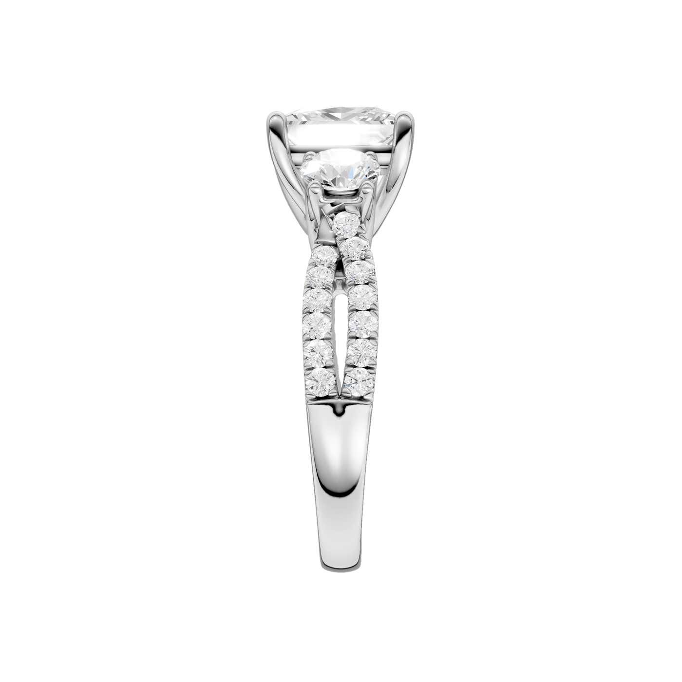 14K 4.00CT Lab Grown Diamond Engagement Ring - Image 2