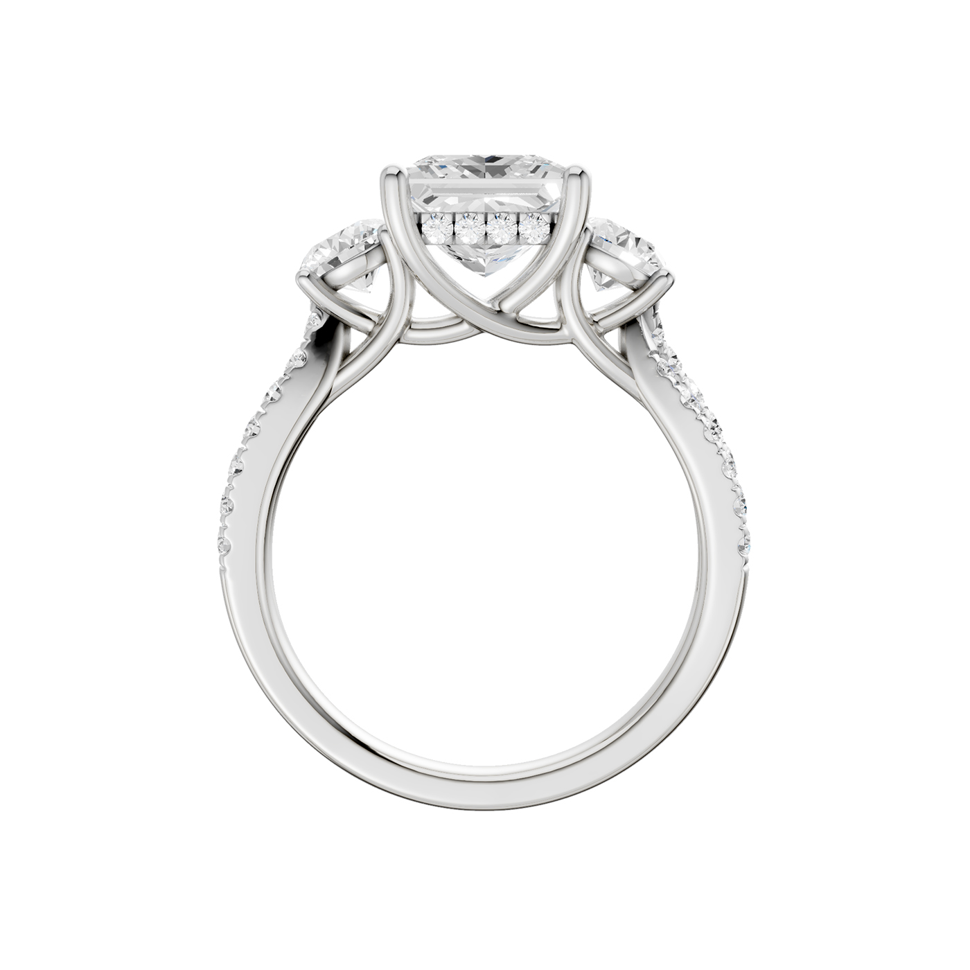 14K 4.00CT Lab Grown Diamond Engagement Ring - Image 3