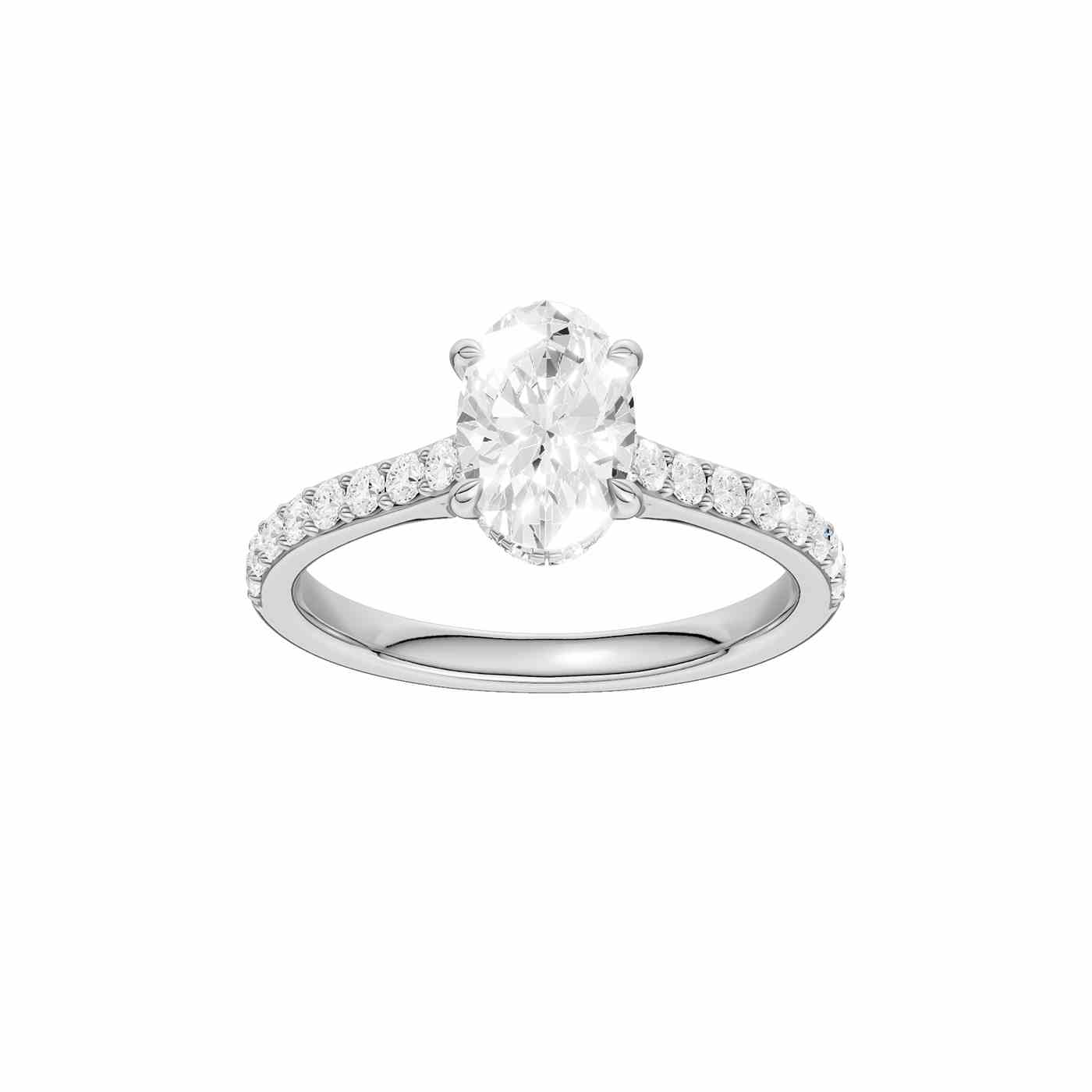 14K 1.50 CT Lab Grown Diamond Ring