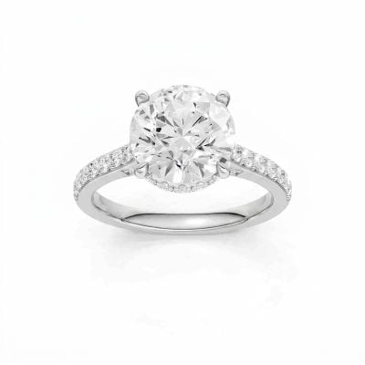 14K 3.50 CT Lab Grown Diamond Ring