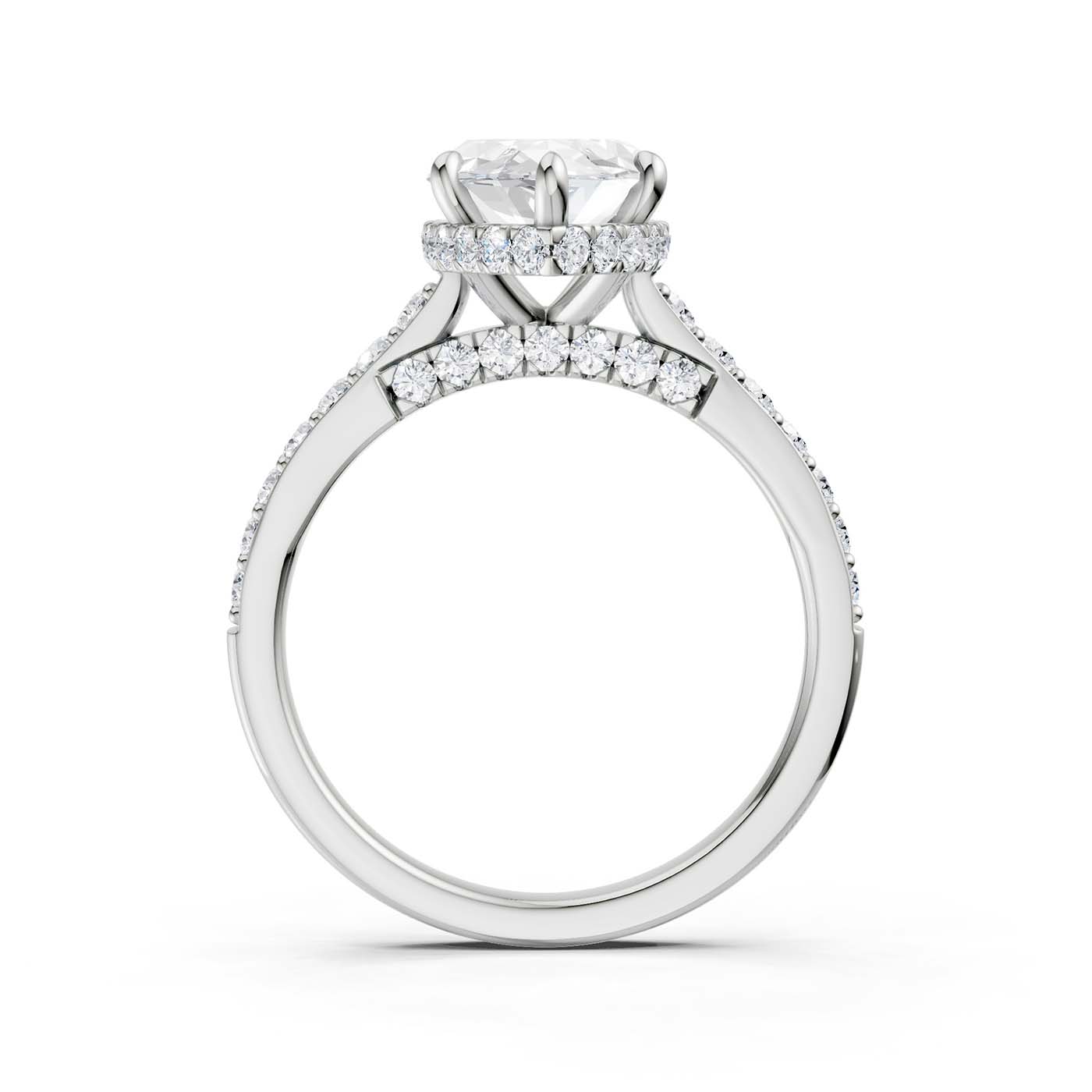 14K 3.50CT Lab Grown Diamond Engagement Ring - Image 3