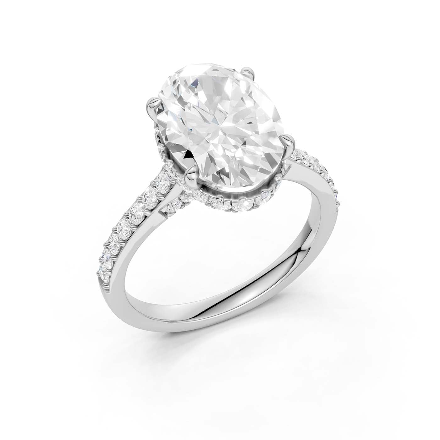 14K 4.50CT Lab Grown Diamond Engagement Ring - Image 4