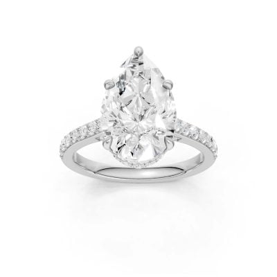 14K 4.50CT Lab Grown Diamond Engagement Ring