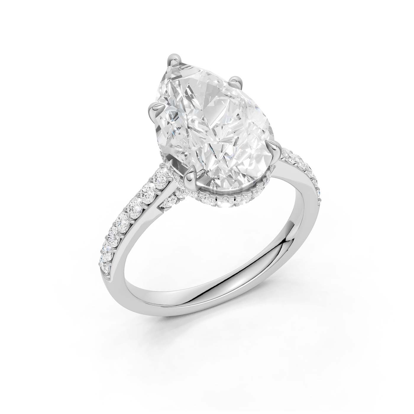 14K 4.50CT Lab Grown Diamond Engagement Ring - Image 4