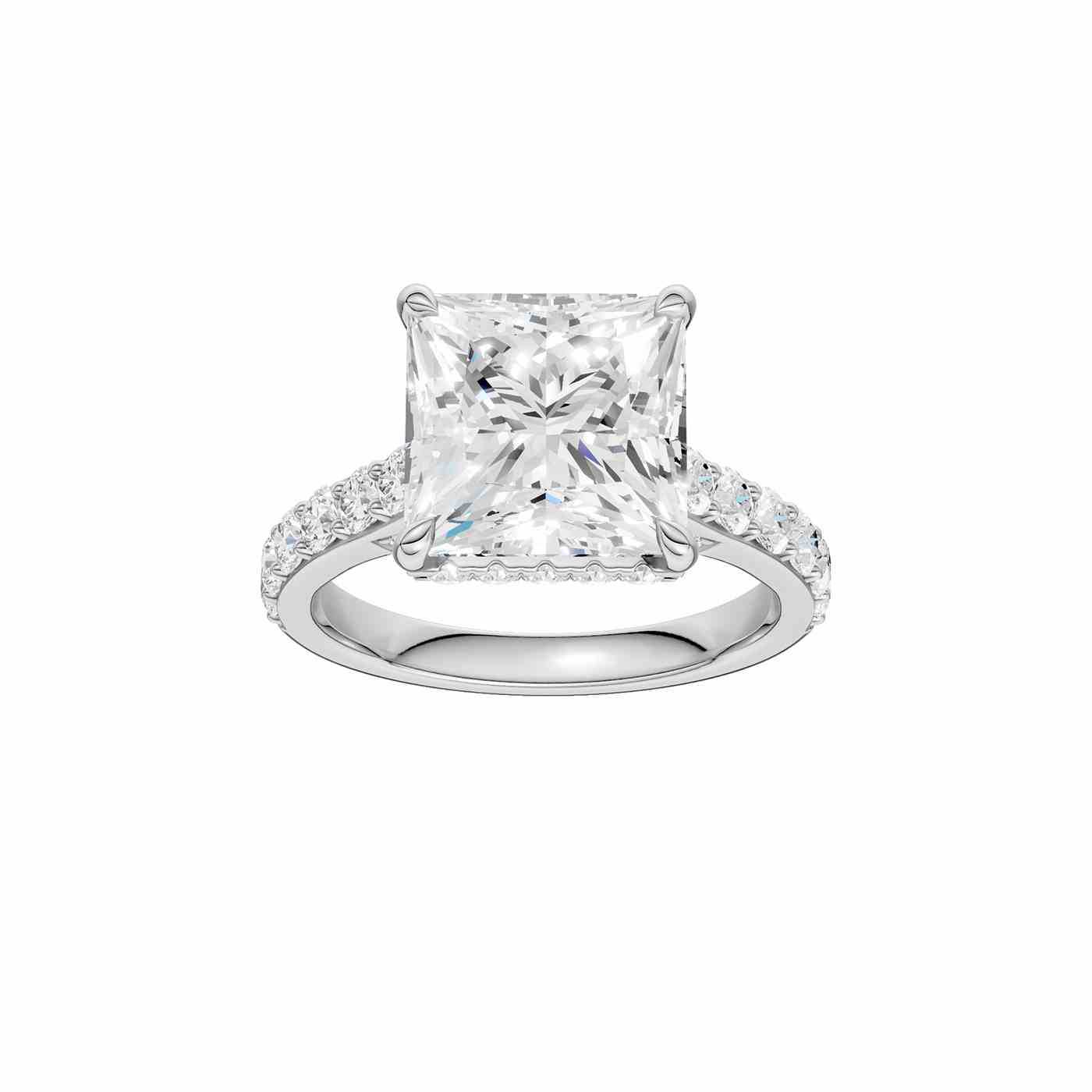 14K 6.00 CT Lab Grown Diamond Ring