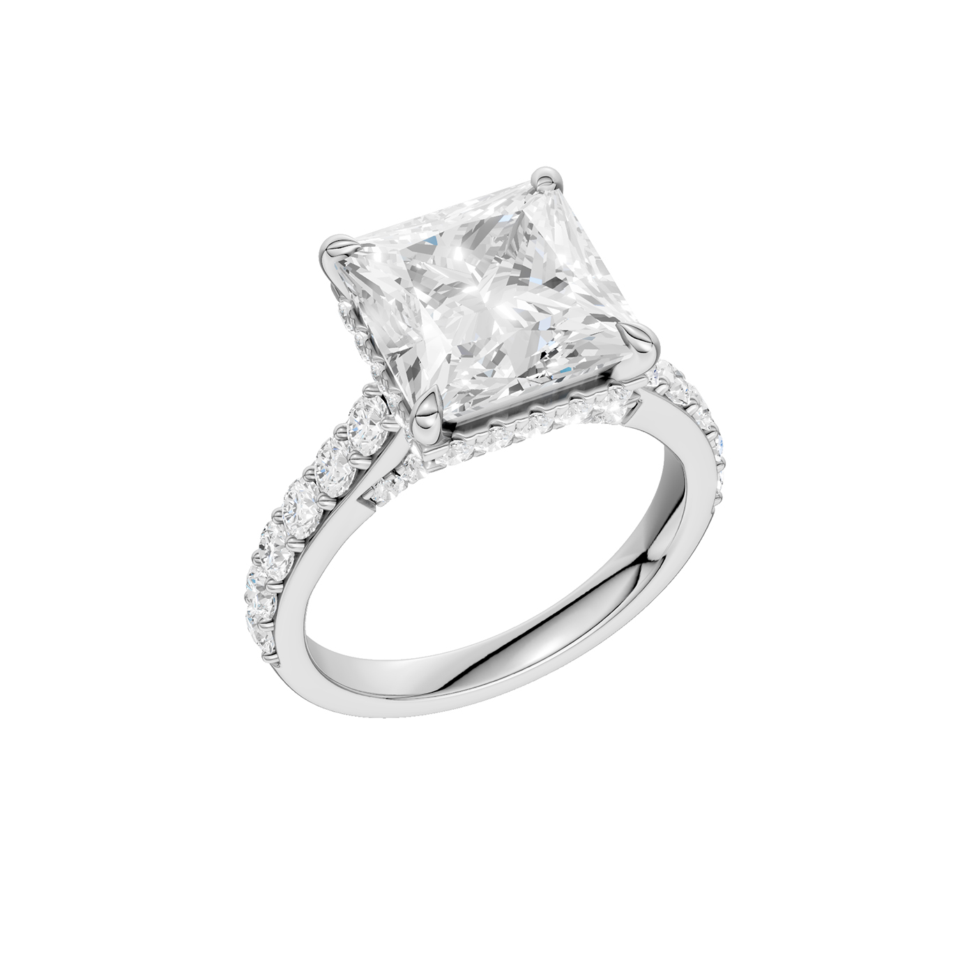 14K 6.00 CT Lab Grown Diamond Ring - Image 3