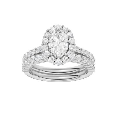 14K 2.00CT DIAMOND BRIDAL SET
