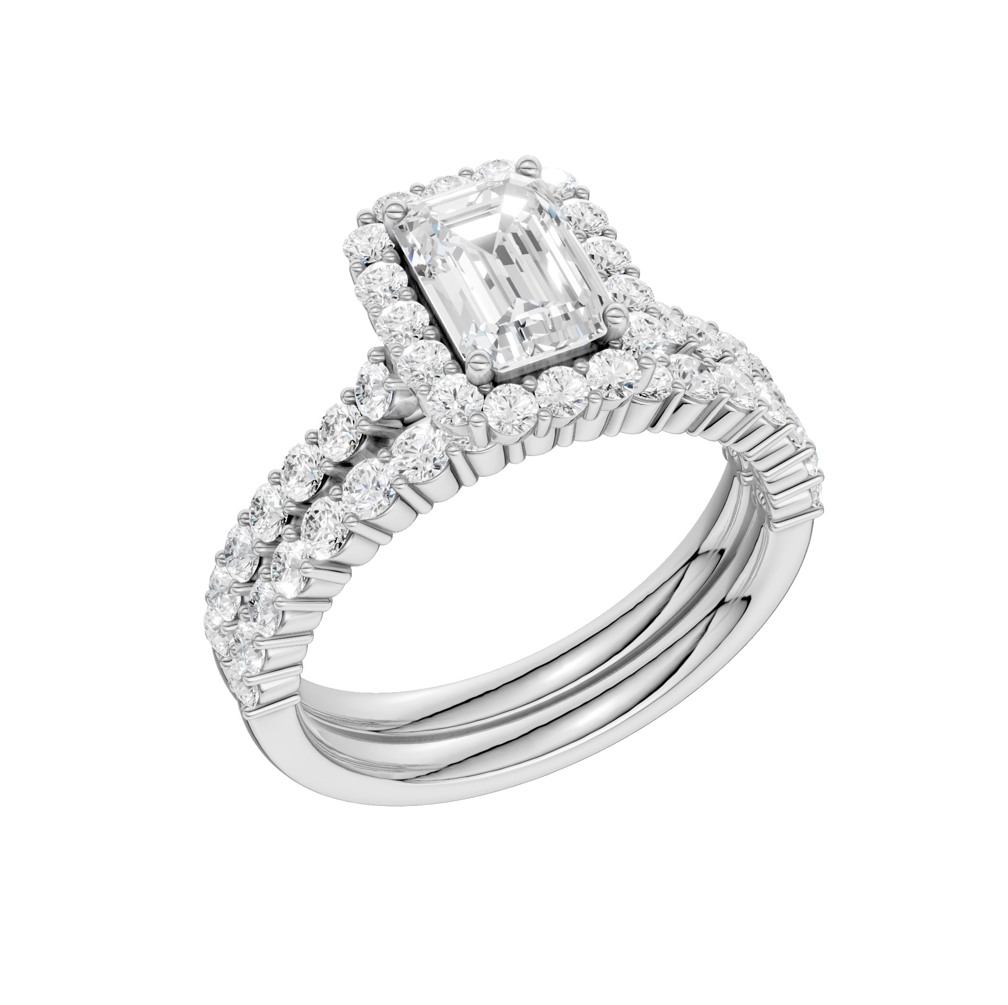 14K 2.00CT DIAMOND BRIDAL SET - Image 4
