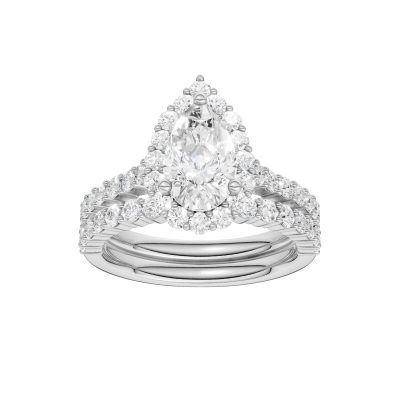 14K 2.00CT DIAMOND BRIDAL SET