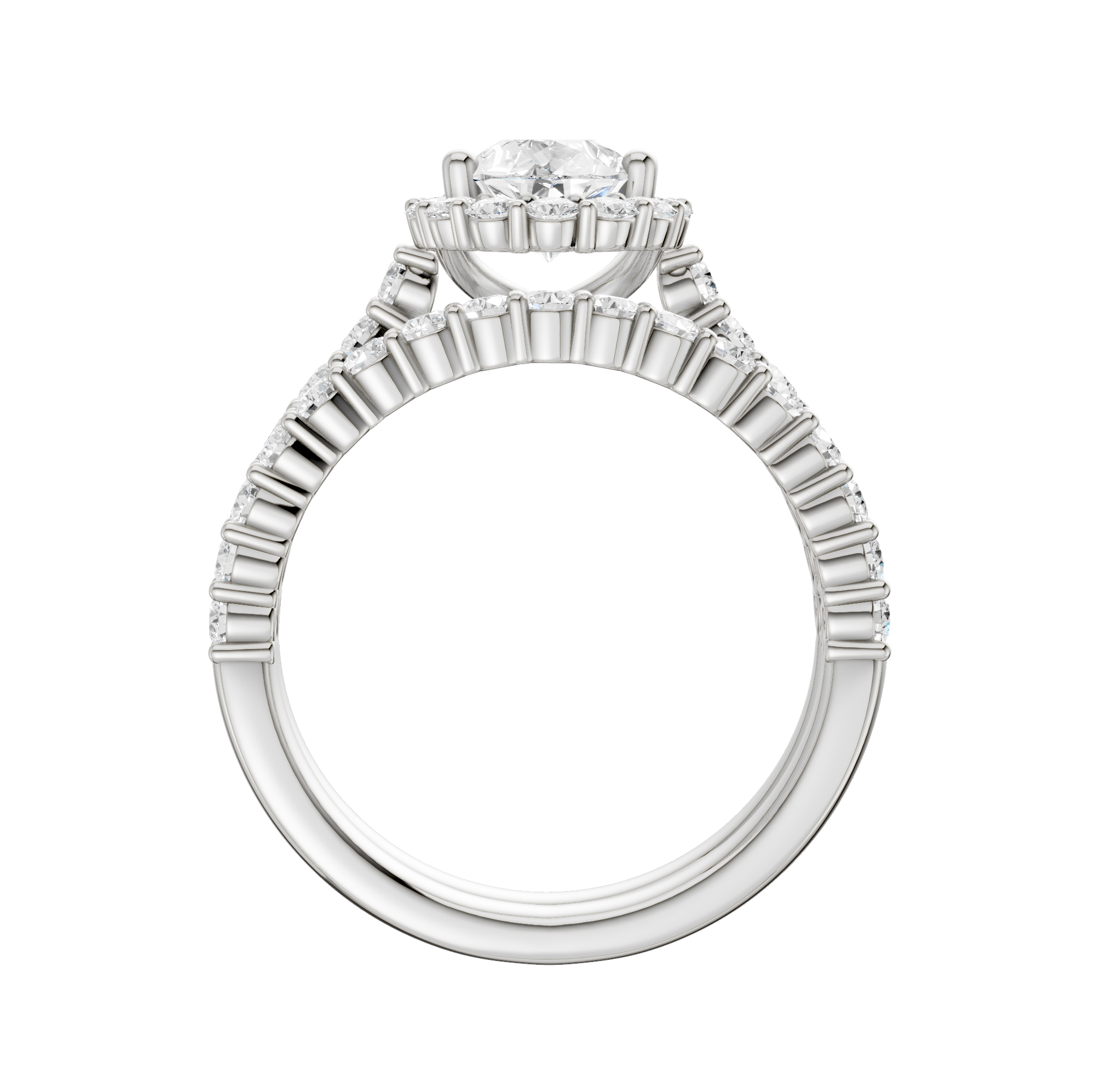 14K 2.00CT DIAMOND BRIDAL SET - Image 3