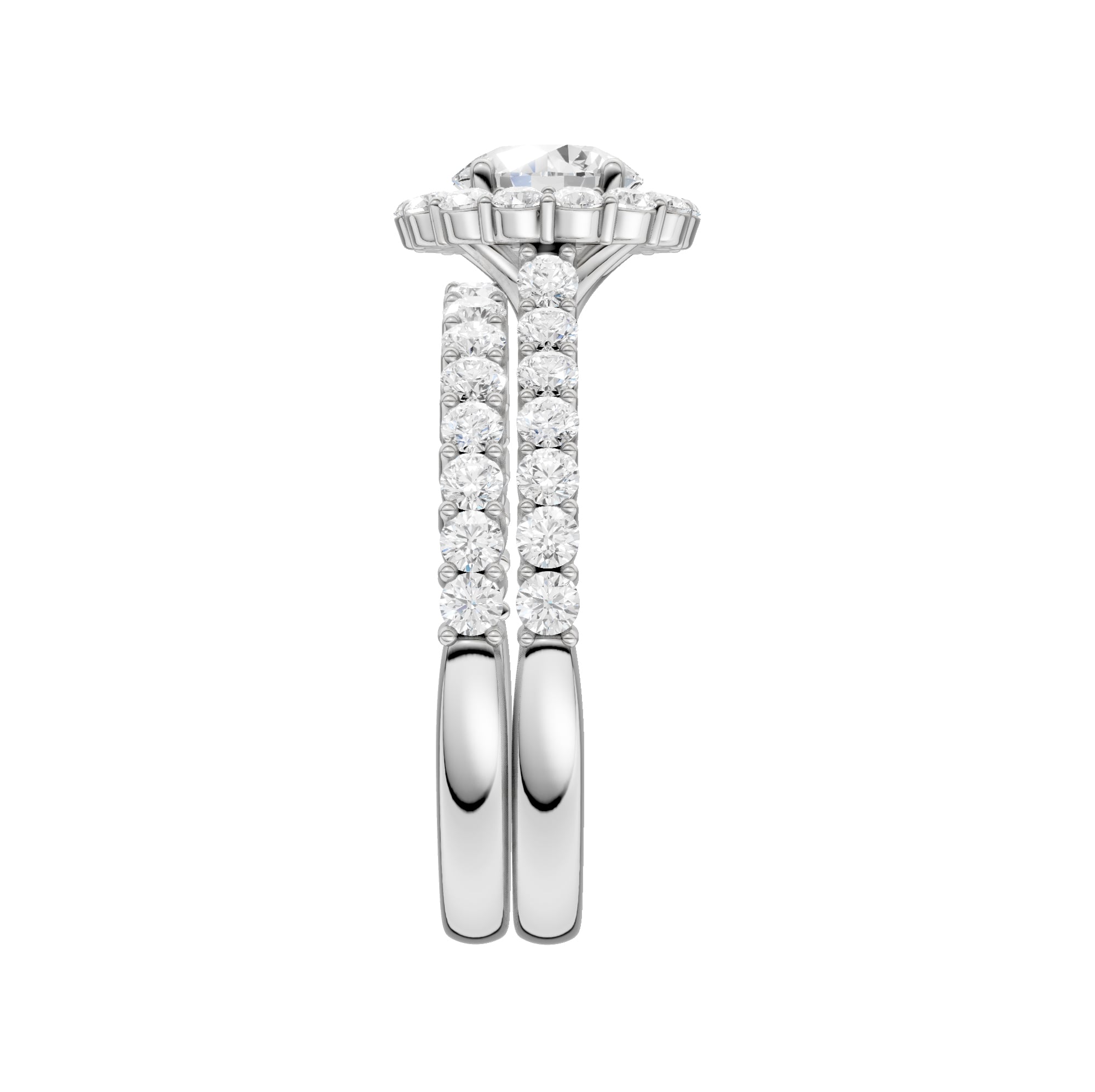 14K 2.00CT DIAMOND BRIDAL SET - Image 2