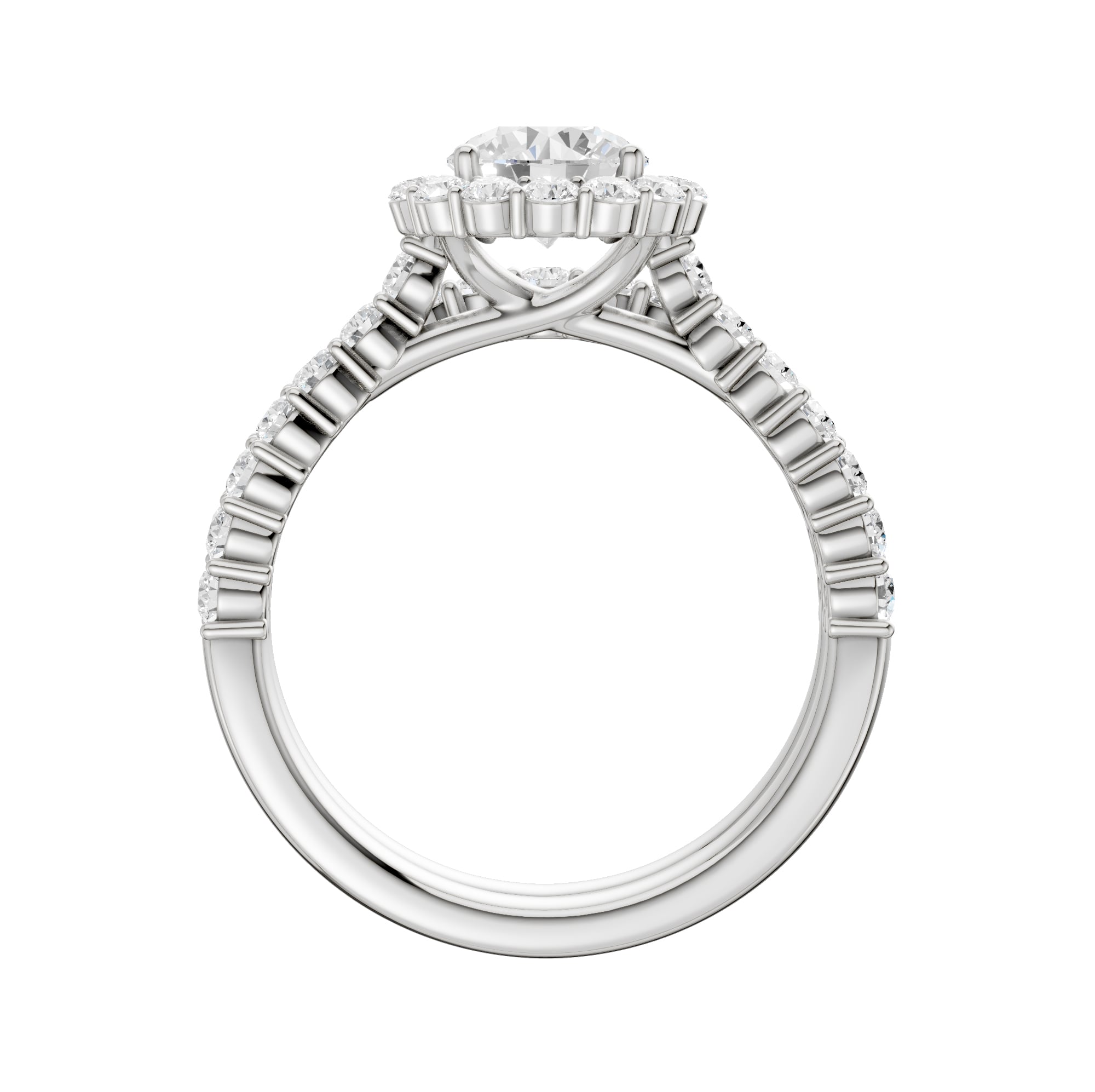 14K 2.00CT DIAMOND BRIDAL SET - Image 3