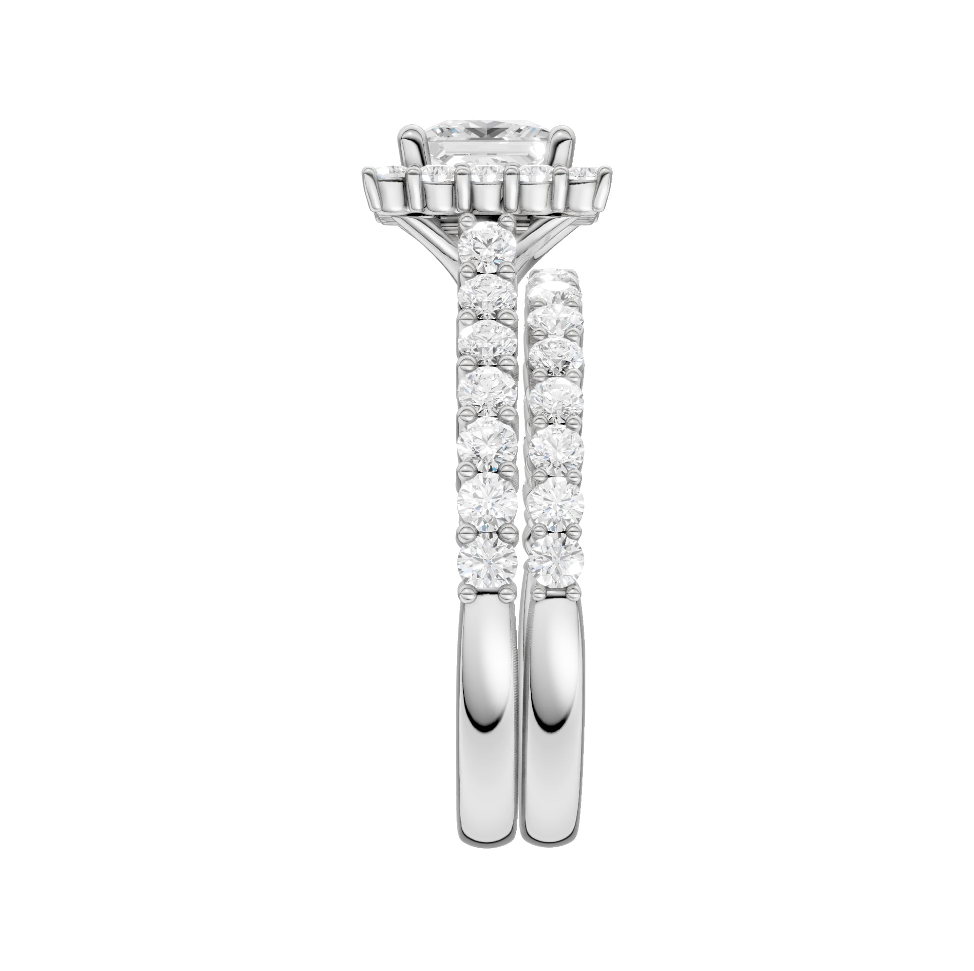 14K 2.00CT DIAMOND BRIDAL SET - Image 2