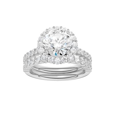 14K 3.00CT DIAMOND BRIDAL SET