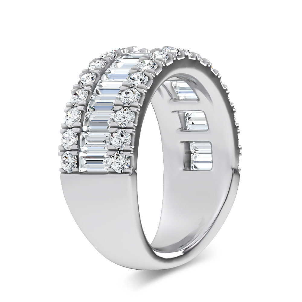14K 2.00CT Lab Diamond Fancy Band - Image 2
