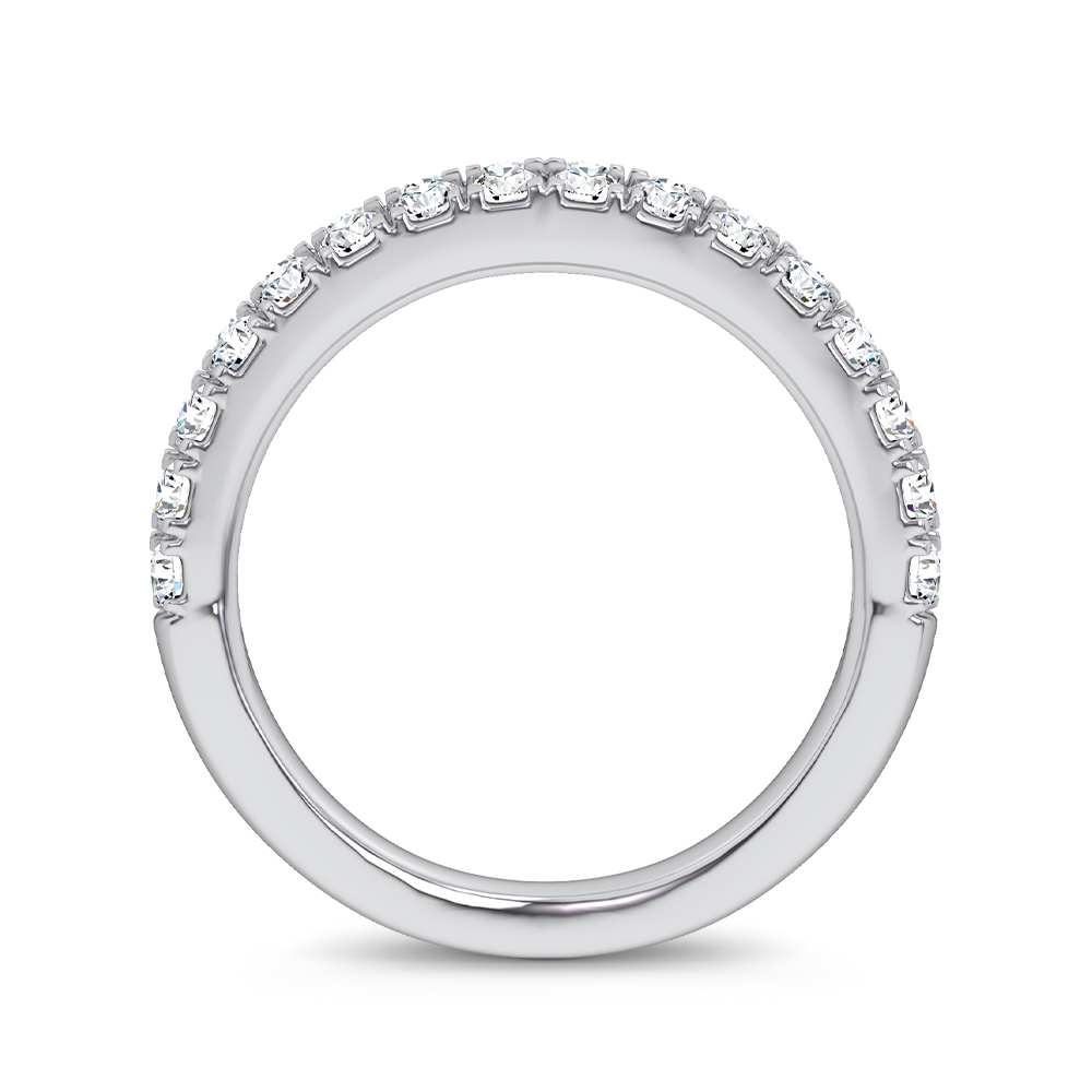 14K 2.00CT Lab Diamond Fancy Band - Image 3