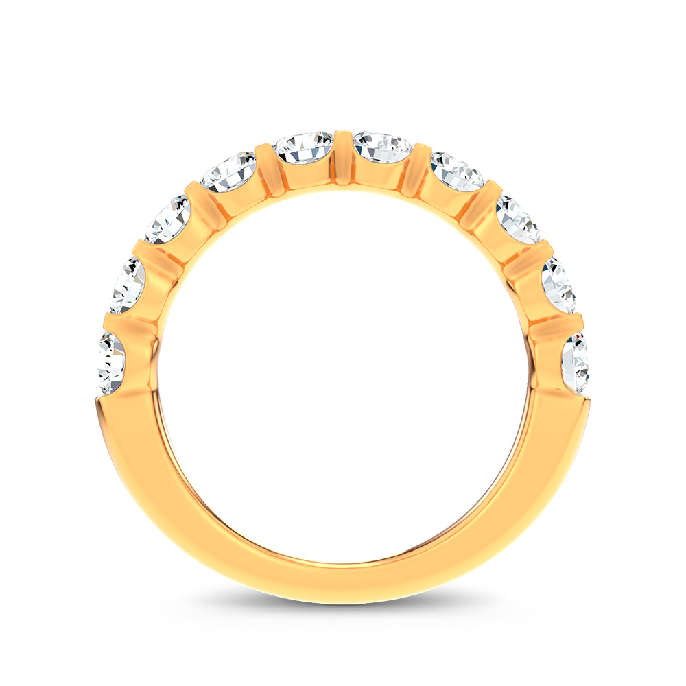 14K 1.50CT Lab Diamond Band - Image 3