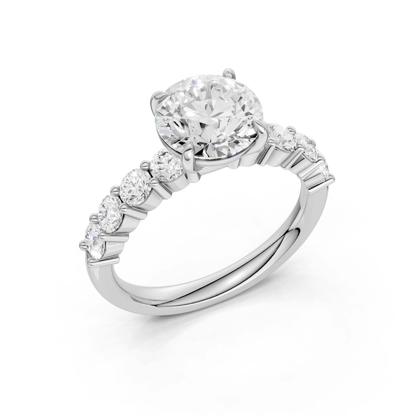 14K 2.75CT Lab Grown Diamond Engagement Ring - Image 4