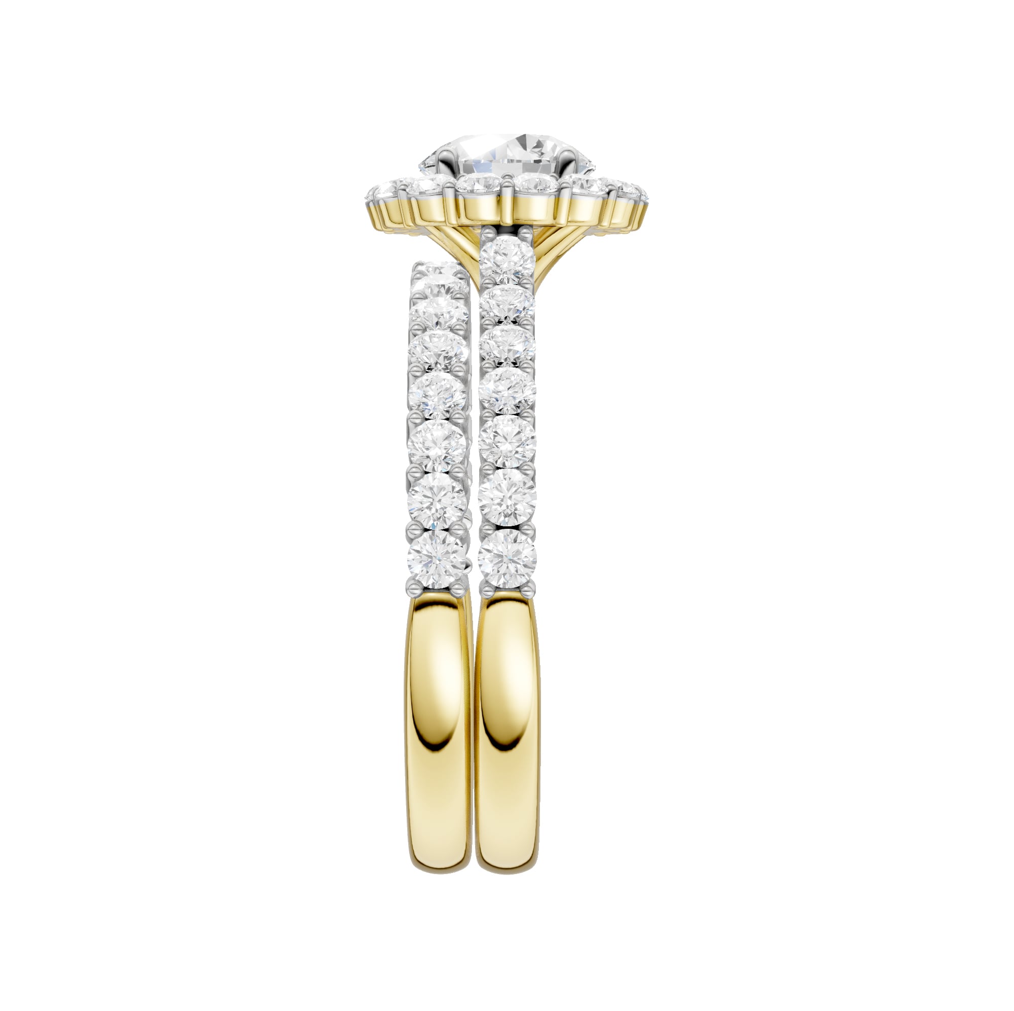 14K 2.00CT DIAMOND BRIDAL SET - Image 2