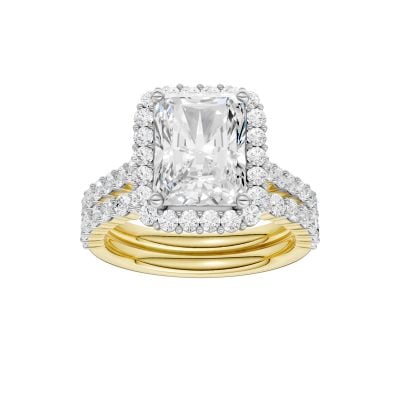 14K 4.00CT DIAMOND BRIDAL SET