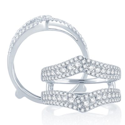 14K Gold 1.00 CTW Lab-Grown Diamond Ring Guard
