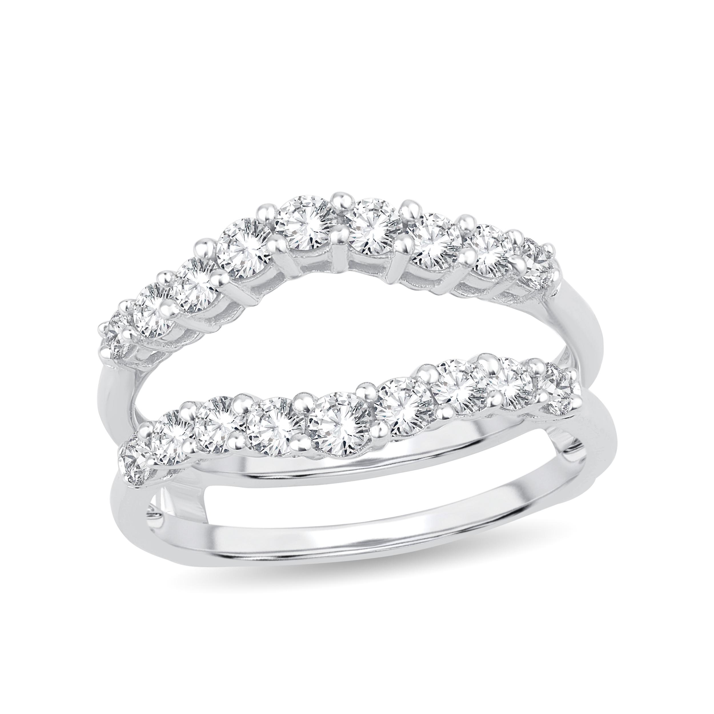 14K Gold 0.75 CTW Lab-Grown Diamond Ring Guard
