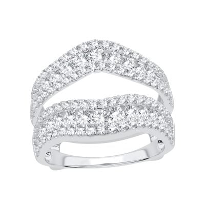 14K Gold 2.00 CTW Lab-Grown Diamond Ring Guard