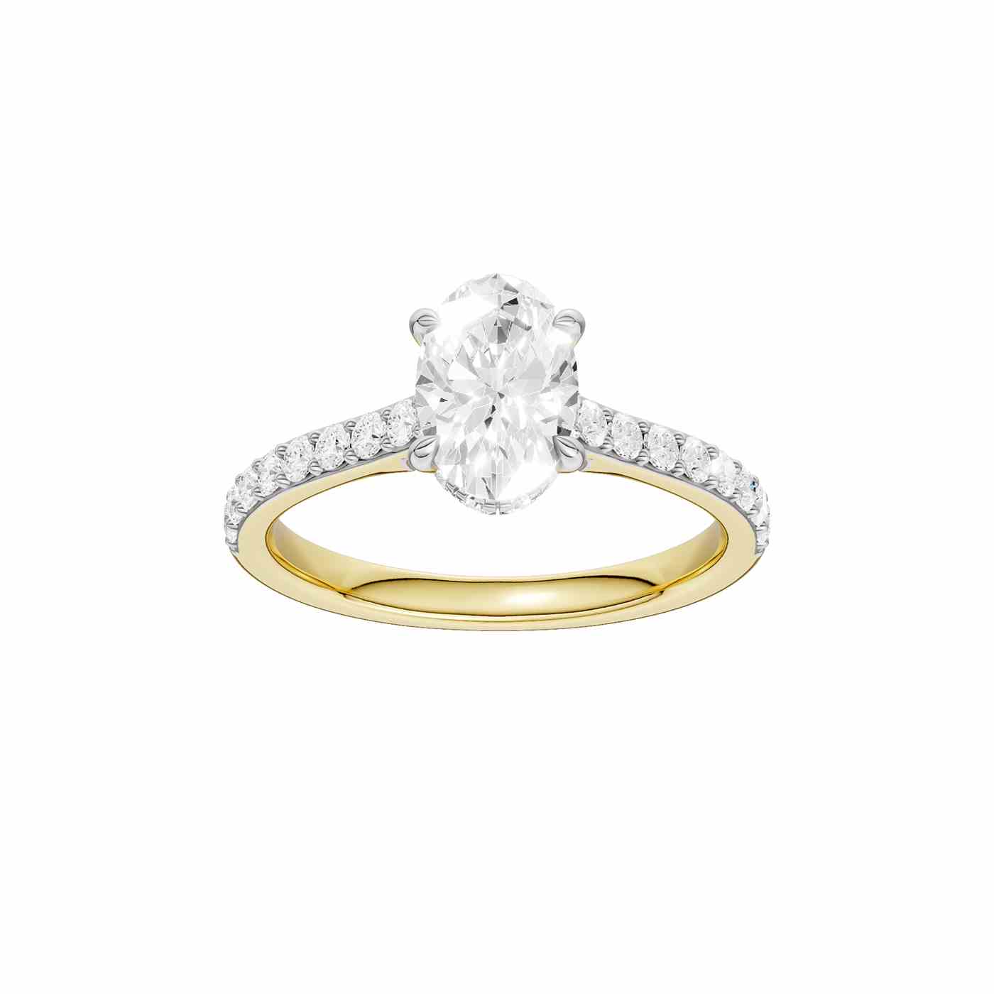 14K 1.50 CT Lab Grown Diamond Ring