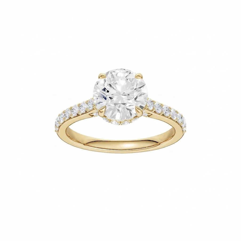 14K 2.50 CT Lab Grown Diamond Ring