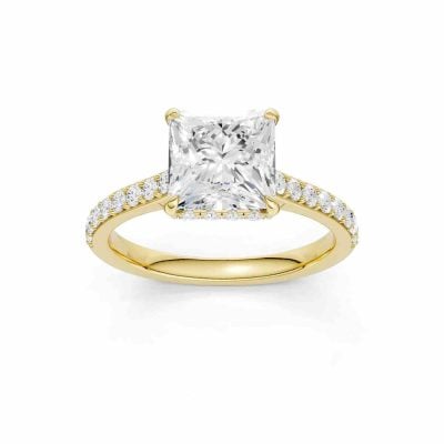14K 3.50 CT Lab Grown Diamond Ring