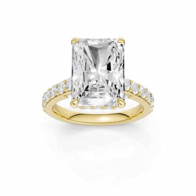 14K 6.00 CT Lab Grown Diamond Ring
