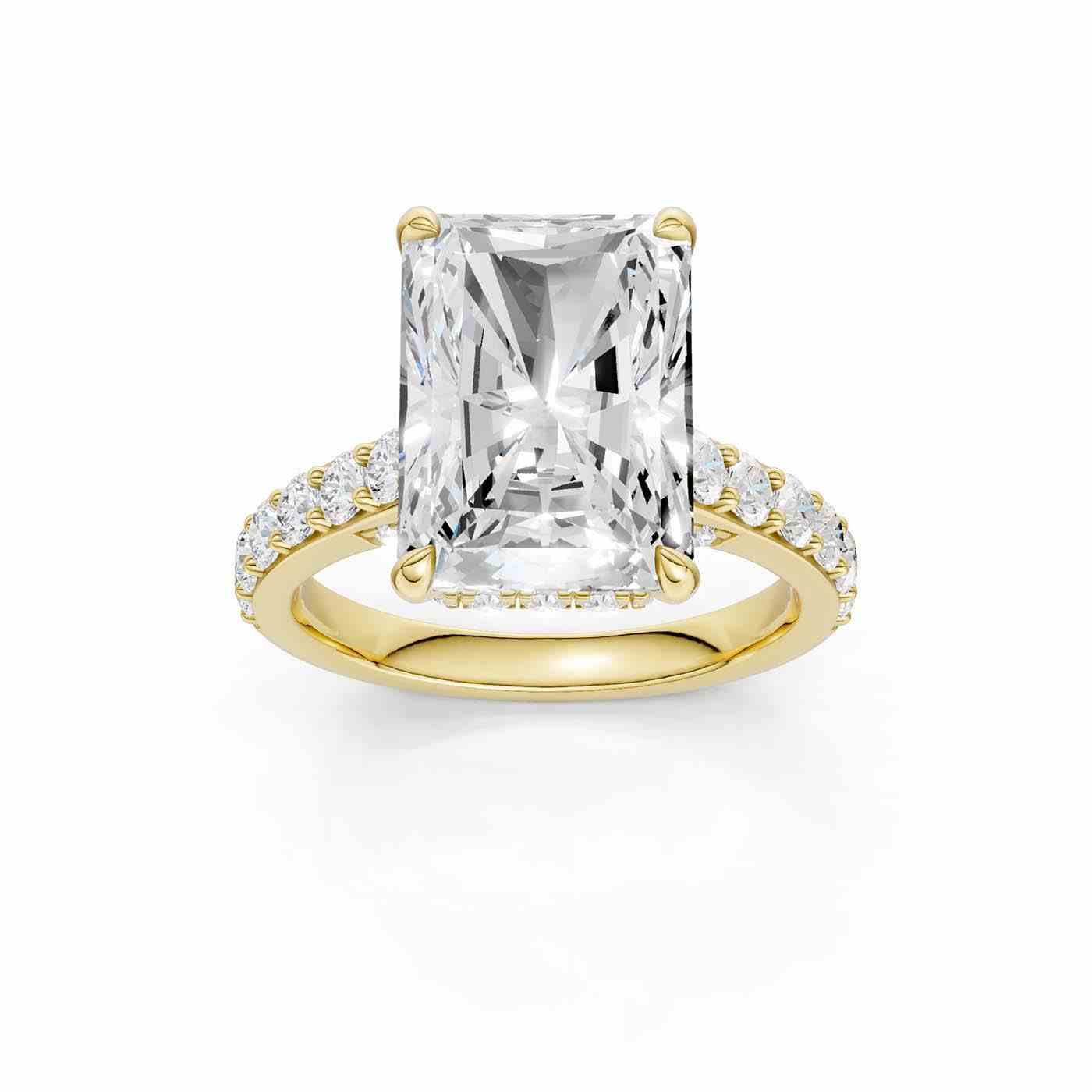 14K 6.00 CT Lab Grown Diamond Ring