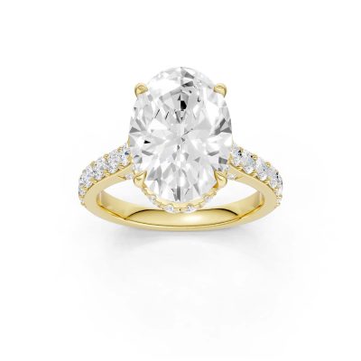 14K 6.00CT Lab Grown Diamond Engagement Ring