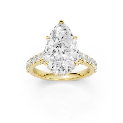 14K 6.00CT Lab Grown Diamond Engagement Ring