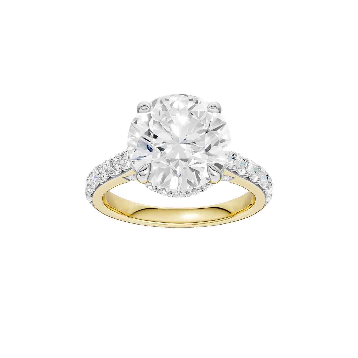14K 6.00 CT Lab Grown Diamond Ring